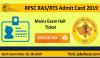 Photo for RPSC RAS/RTS Admit Card 2019 –20 Mains Exam Hall Ticket Download Now