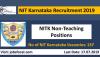 Photo for NIT Karnataka Recruitment 2019 –20 (137) Non-Teaching Positions NITK Jobs