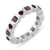 Photo for STELLAR DESIGNS Genuine Gemstone Ring - .925 Sterling Silver Ring-Garnet Ring