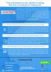 Photo for Top 3 Questions to Ask Before Availing Services of Analytical Testing Lab