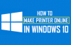 Photo for dell printer offline windows 10