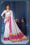 Photo for Shop Latest & Exclusive White Sarees Online At Mirraw