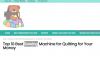 Photo for Top 10 Best Sewing Machine for Quilting for Your Money