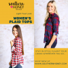 Photo for Standard-fit Women’s Plaid Tops - Shirts Available at Southern Boutiques