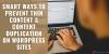 Photo for Smart Ways to Prevent Thin Content & Content Duplication on WordPress Sites