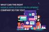 Photo for What can the right Mobile apps development company do for you?