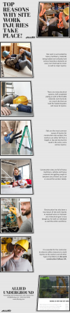 Photo for Top Reasons Why Site Work Injuries Take Place