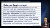 Photo for Real Estate Internet Marketing Term of the Day: Delayed Registration