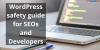 Photo for WordPress safety guide for SEOs and Developers