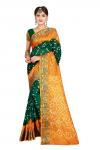 Photo for Shop Traditional Jaipuri Bandhej Sarees Online from Mirraw