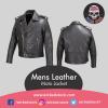 Photo for Mens Leather Moto Jacket