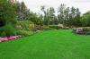 Photo for Eliminating dry places and dead plants due to water runoff on slopes and sloping landscapes.