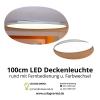 Photo for 100cm LED Deckenleuchte rund mit Fernbedienung u. Farbwechsel