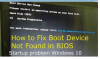 Photo for Step to Fix HP Boot Device not found hard disk 3f0