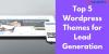 Photo for Top 5 Wordpress Themes for Lead Generation