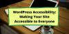 Photo for WordPress Accessibility: Making Your Site Accessible to Everyone