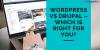 Photo for WordPress vs Drupal – Which is right for you?