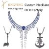 Photo for Custom necklace gold plated silver jewelry supplier and wholesaler