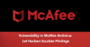 Photo for Why McAfee antivirus software is one of the most perceived antiviruses today?