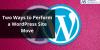 Photo for Two Ways to Perform a WordPress Site Move