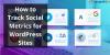 Photo for How to Track Social Metrics for WordPress Sites