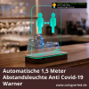 Photo for Automatische 1,5 Meter Abstandsleuchte Anti Covid-19 Warner