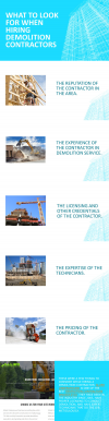 Photo for What To Look For When Hiring Demolition Contractors