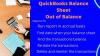 Photo for Getting Error QuickBooks Balance Sheet Out of Balance