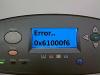 Photo for HP Printer Error Code 0x61000f6