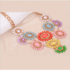 Photo for Flowers Pattern Environmental Exquisite Sweater Chain Necklace