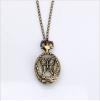 Photo for Bronze Tone Butterfly Carved Case Pocket Chain Necklace Watch