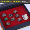Photo for Attack on Titan Brooch ring set 8 pcs Anime products Wholesale