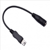 Photo for 3.5mm Mic Adapter Cable for Gopro Hero3 Hero 4 Camera Black