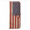 Photo for American Flag Wallet Credit Card Multifunctional Synthetic Leather Case for Samsung Galaxy S IV S4 i9500