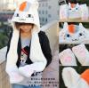 Photo for Natsume Yuujintyou Cat Plush Conjoined Hat Scarf Anime Wholesale