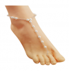 Photo for Fashoin Girl Artificial Pearl Foot Sandal Bracelet Toe Anklet Chain