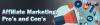 Photo for Affiliate Marketing, Pro’s and Con’s