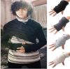 Photo for Fashion Fingerless Thumb Hole Knitted One Button Warmer Gloves