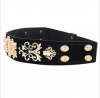 Photo for Women Retro Openwork Flowers Decoration Elastic Wide Belt
