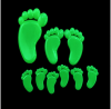 Photo for Footprints Glow In The Dark Fluorescent Decal Art Wall Stickers Kid Home Decor