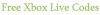 Photo for Free xbox live codes