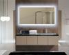 Photo for backlit bathroom mirrors led bath mirror